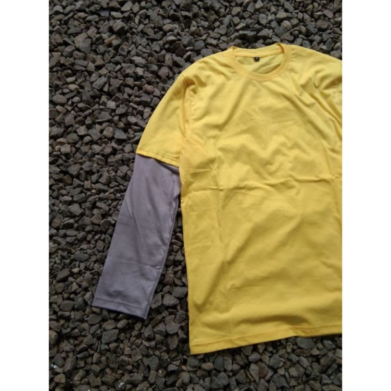 kaos dobel layer polos 2