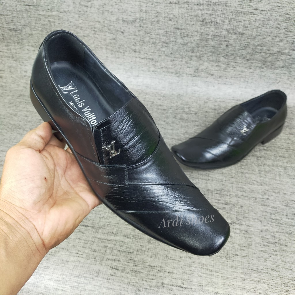 Sepatu Pantofel Kulit Asli Pria Pantofel Kerja  Pentopel Kantor Dinas Sepatu Casual Cowok 902