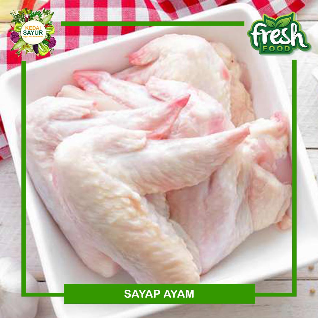 

Sayap Ayam / Chicken Wings Besar Segar 500 Gram - Gerai Sayur Ayam Segar Depok