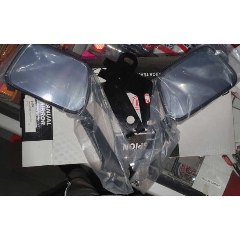 Spion Vespa PX P150X EMGI Original plus plat dudukan