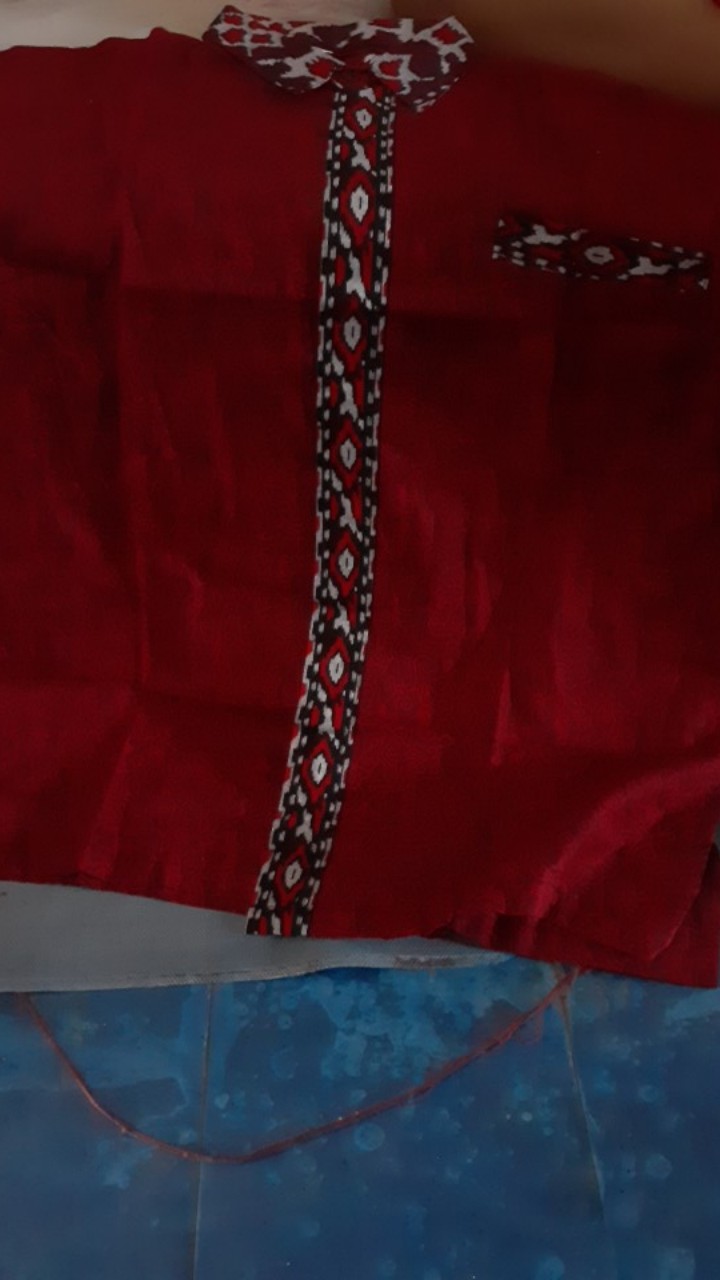 Maura Couple - Sania Ruffle Batik Couple Ori Ndoro Jowi Garansi Termurah Shopee - Batik Modern Solo