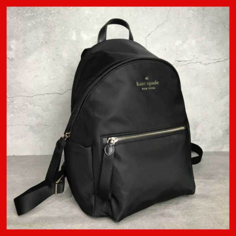 Jual Tas Ransel Wanita Kate Spade KS Chelsea Backpack Nylon Black Medium. Branded Original