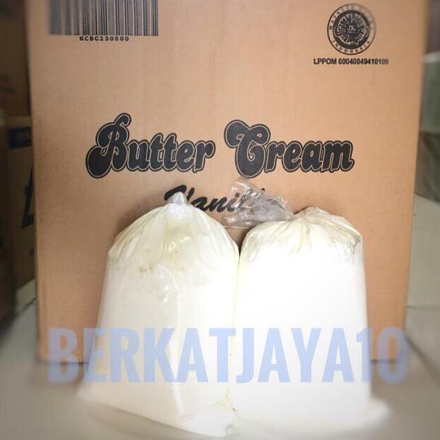 

Big Sale Butter Cream Vanilla Siap Pakai Murah Halal MUI repack 500 gram Big Sale