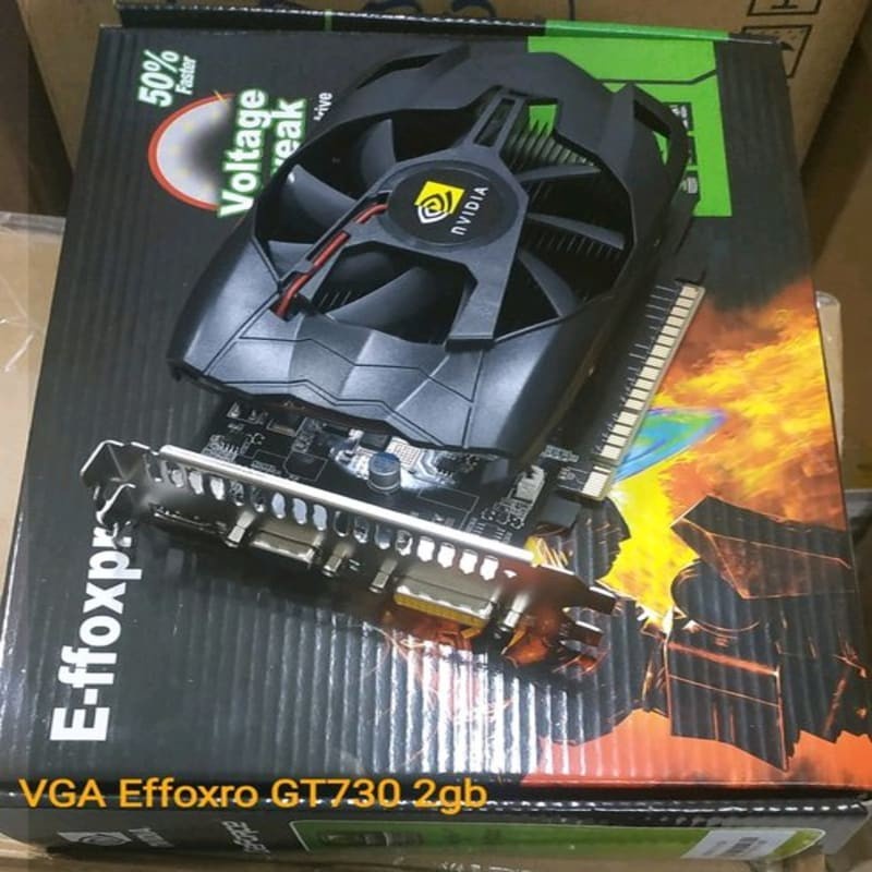 VGA PCIE NVIDIA EFFOXPRO GT730 DDR3 2GB 128BIT ORI