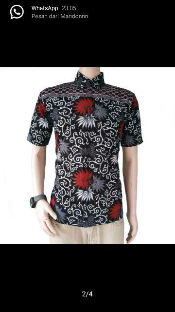 Anjani Silver Kemeja Batik Pria Lengan Panjang Reguler M.l.xl.xxl