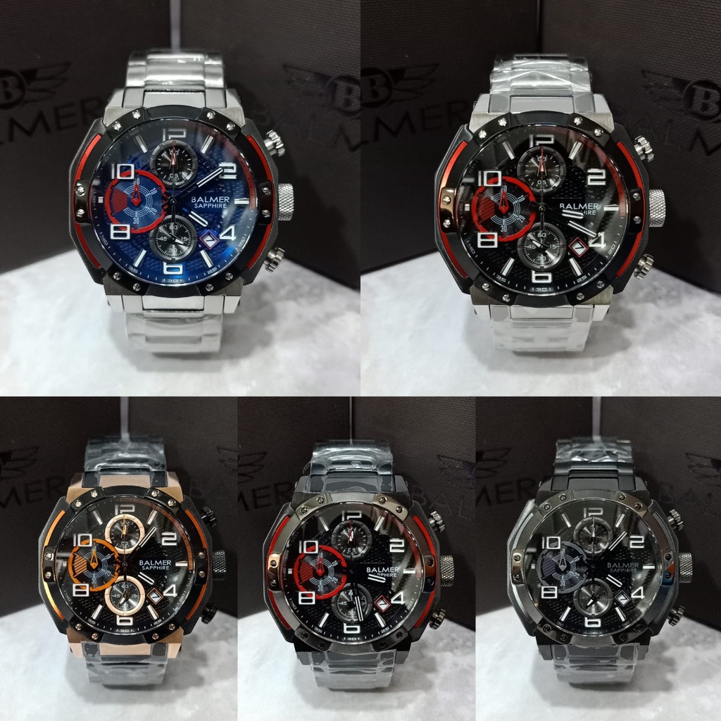 Jam Tangan Pria Balmer B 8145 B-8145 Garansi Resmi Stainless