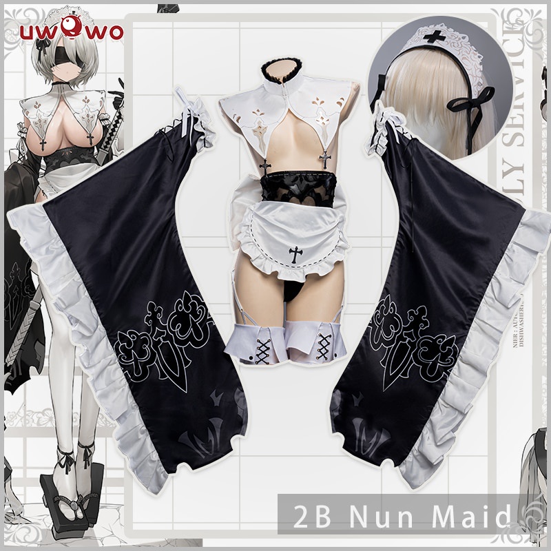 PREORDER UWOWO Game Cosplay NieR:Automata 2B Cosplay YoRHa UWOWO×DISHWASHER1910 Nier: Automata 2B Nu