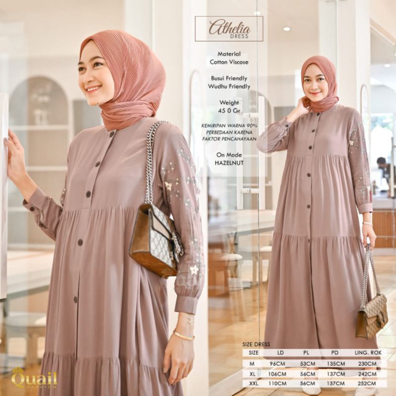 Athelia Dress By Original Quail Hijab