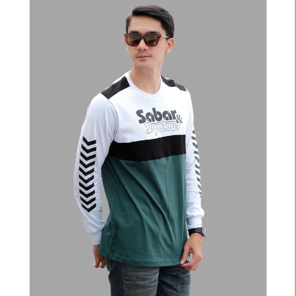 Premium Kaos Dakwah | Kaos Distro Islami | Baju Dakwah | Pakaian Pria | Kaos Sabar Syukur-5