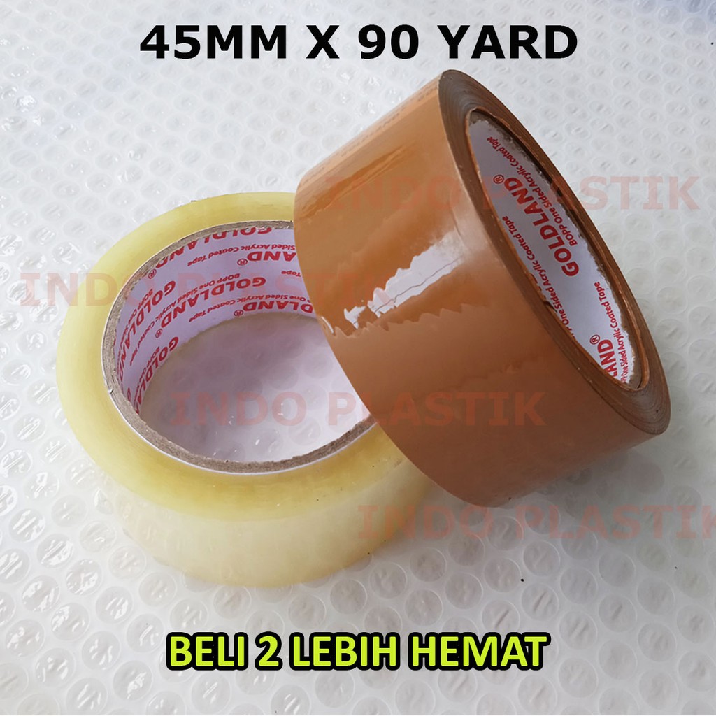 

LAKBAN 45MM X 90 YARD SUPER KUAT - LAKBAN BENING 45MM - LAKBAN COKLAT 45MM X 90 YARD
