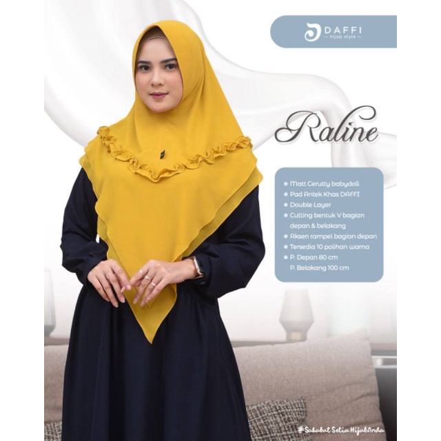 Hijab Instant Raline ORI Daffi Hijab