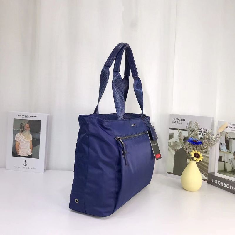 TUMI Mauren Voyageur Tote Navy/Tas Jinjing Tas Selempang Mirror Quality