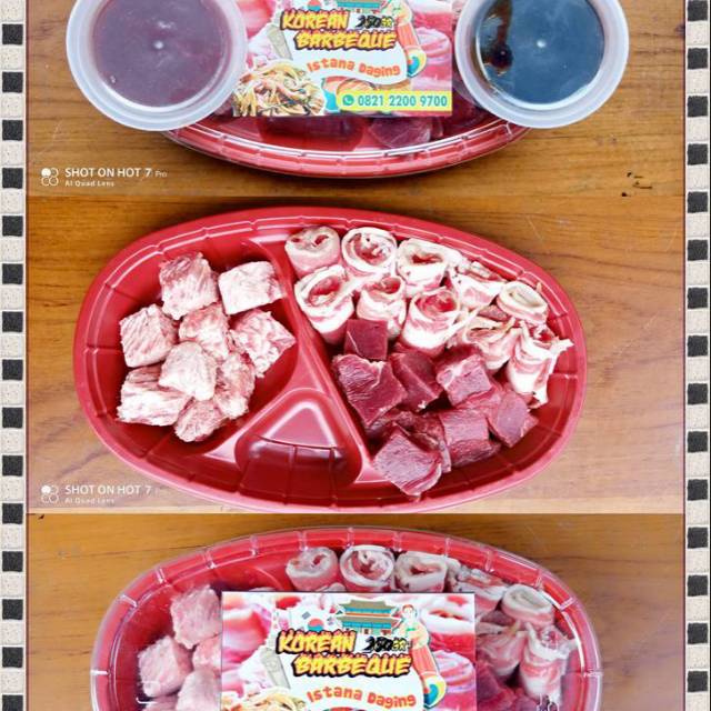 

Beef bbq 250gr plus sauce bbq ala resto korea
