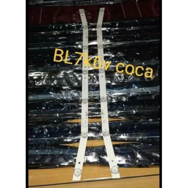 LAMPU LED BACKLIGHT TV COOCAA 32E20W - 6V 7KANCING LED MATA 7K _ LAMPU COCA 32E20