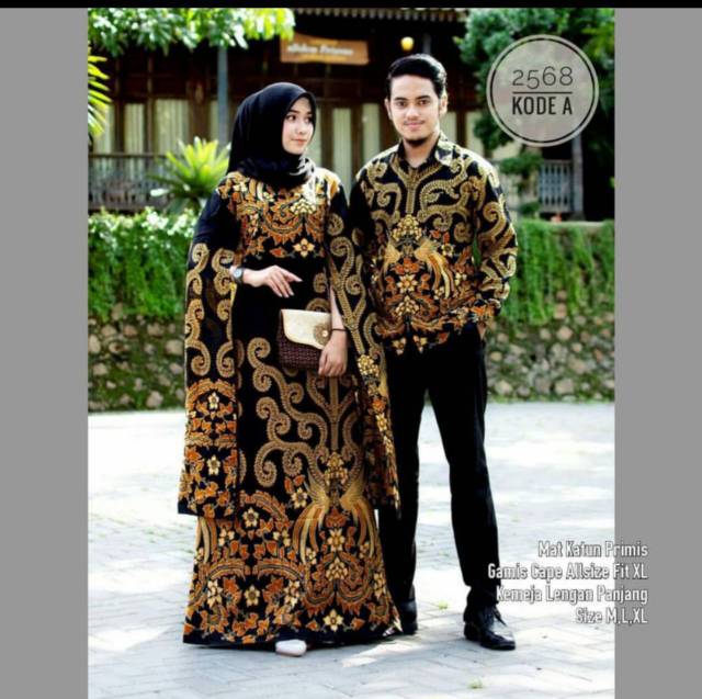 Couple gamis maxy cape best quality