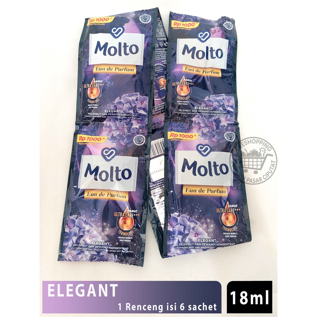 MOLTO SACHET 18ml 1 RENCENG (6+1 sachet)