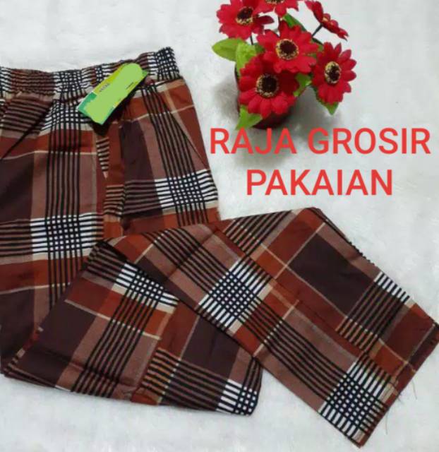 Celana Baggy Kotak Stretch / Buat Anak Remaja Dan Dewasa