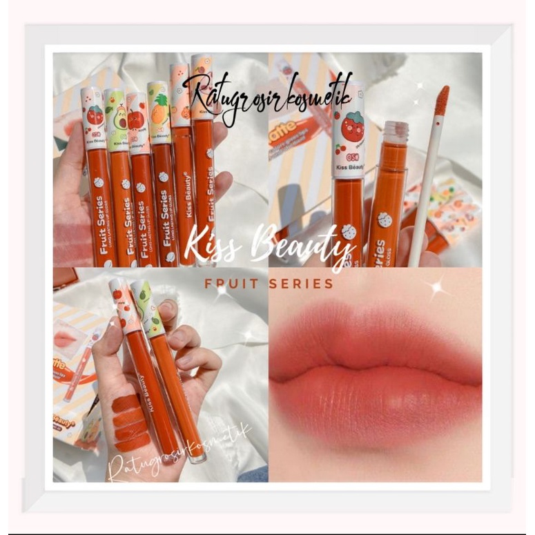 PROMO!!!LIP GLOSS FRUIT SERIES KISS BEAUTY NO.70043/BEAR NO.70143