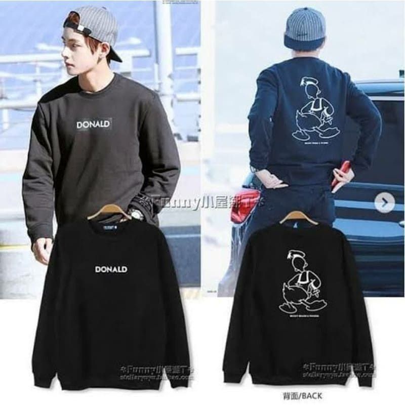 Sweater  BTS Kim Taehyung Donald free gift
