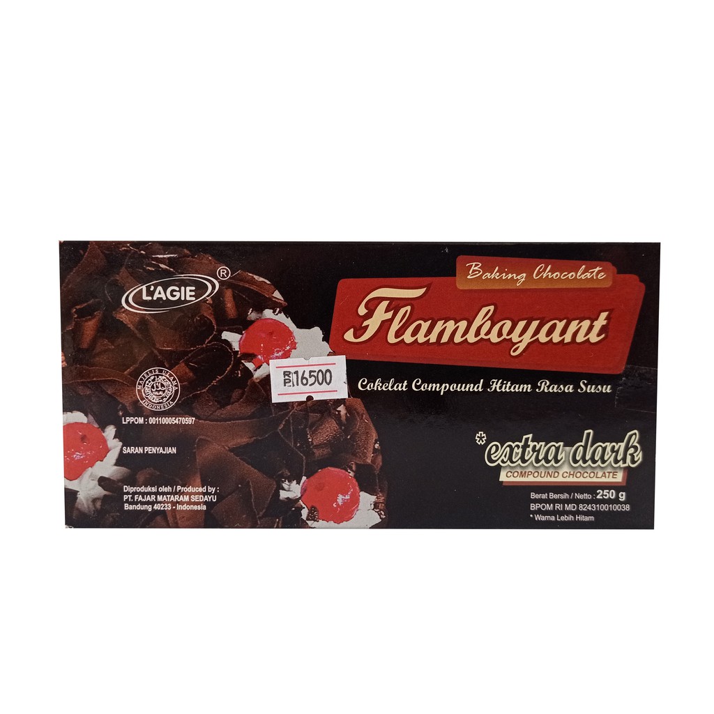 

Baking Coklat Flamboyan Extra Dark 250gr