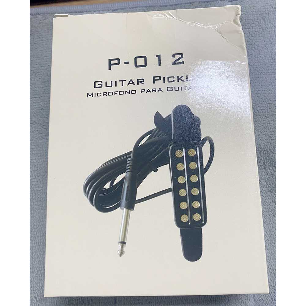 TaffSTUDIO Pickup Gitar Akustik 12 Hole dengan Volume Control P-011-Hitam