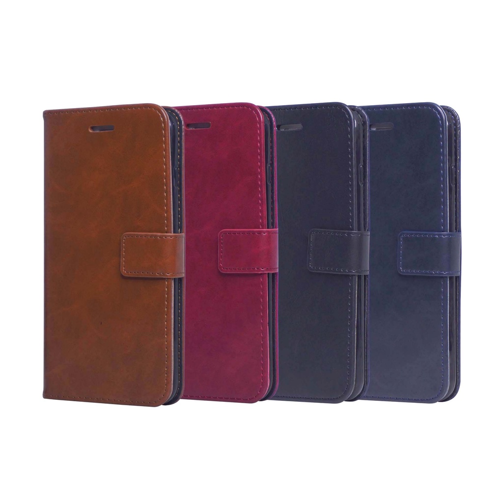 Casing Vivo V11 Pro | Y71 | Y81 | Y83 Flip Case/ Flip Cover Sarung Kulit Leather FS Bluemoon