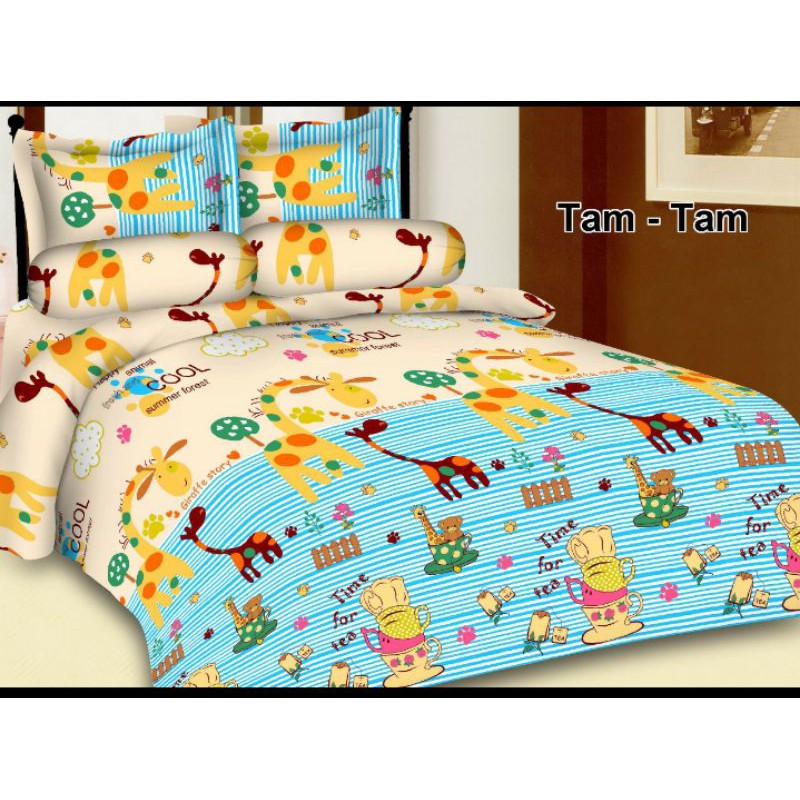 seprei karakter jerapah halus adem 180x200