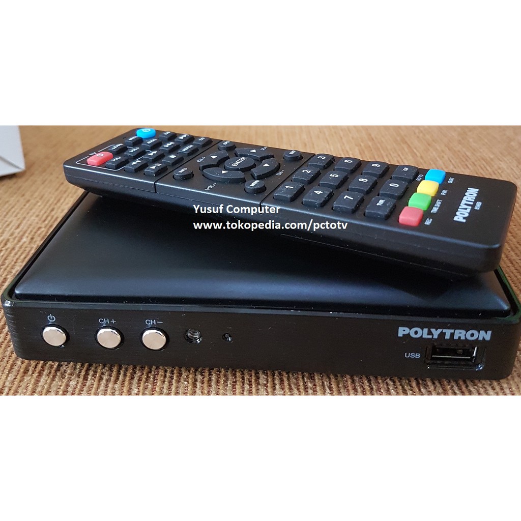 Set Top Box Dvb T2 Polytron Pdv600t2 Receiver Siaran Tv Digital Garansi Resmi 1 Tahun Shopee Indonesia