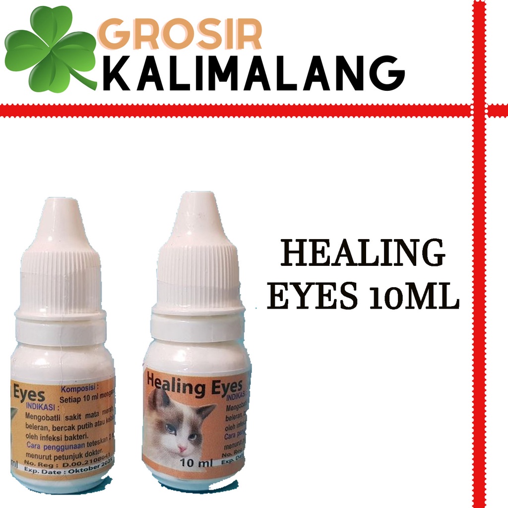 Healing Eyes Obat Mata Untuk Kucing Anjing 10ml