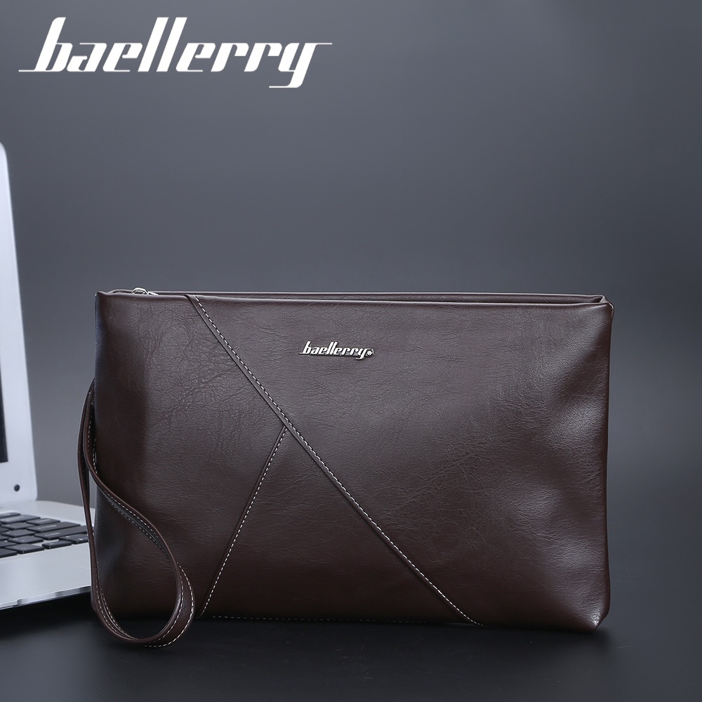 BAELLERRY S1130 Tas Tangan Pria Terbaru Kekinian Clutch Bag Pria Tas Dompet Pria Dompet Cowok Dewasa Handbag Pria Kulit Dompet Besar Pria