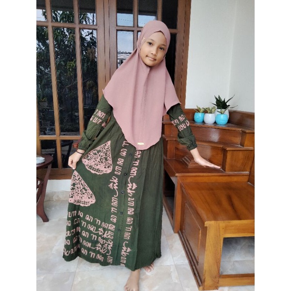 TWILL NK GUNUNGAN 2 ARMY SIZE KIDS XL