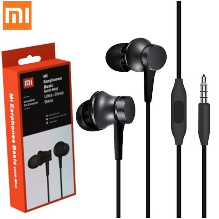 HEADSET Headsfree earphone ORIGINAL XIAOMI PISTON 3 ULTRA DEEP BASS WITH MIC XIAOMI 4a 5a 6a 9a 7a