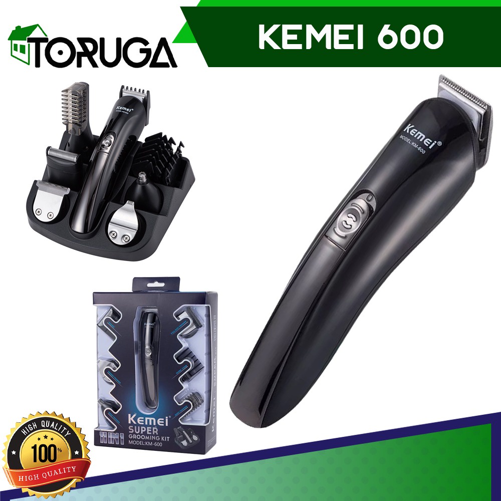 Cliper KM-600 Kemei 6in1 Alat Mesin Cukur Rambut Jenggot Elektrik Shaver