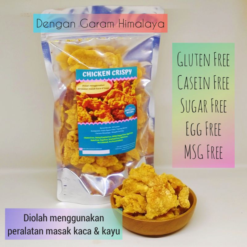 

ADR Chicken Crispy - Gluten Free, Sugar Free, Egg Free, Non MSG - Diet Special Needs
