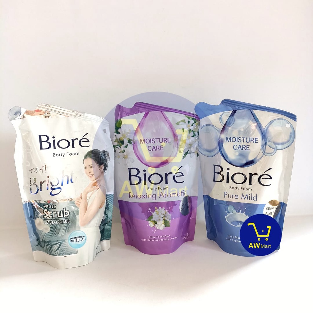 BIORE BODY FOAM SABUN MANDI 220ML / 250ML  MOISTURE CARE - ALL VARIAN