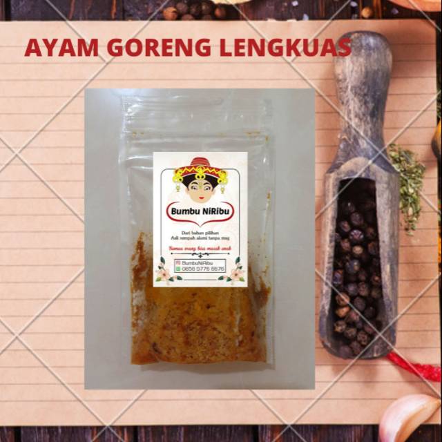 

BUMBU AYAM GORENG LENGKUAS