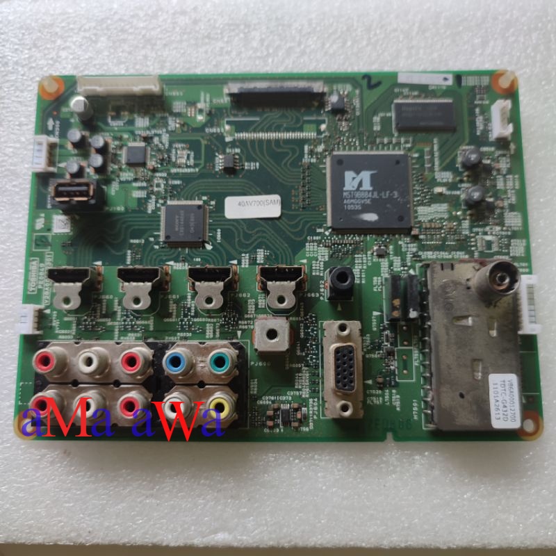 MB mainboard motherboard mesin tv Lcd Toshiba 40AV700 E - 40AV700E