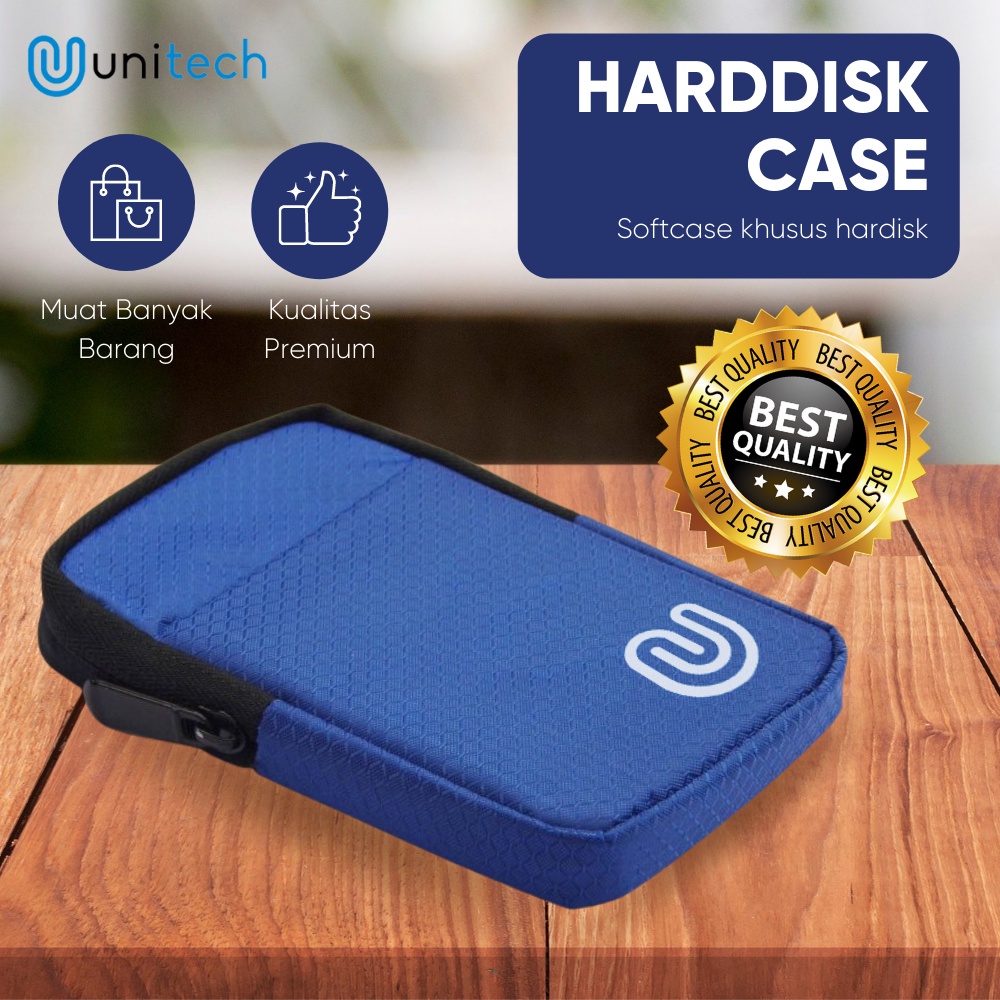 Case External Harddisk 2.5&quot; Unitech Pouch / Sarung External Harddisk