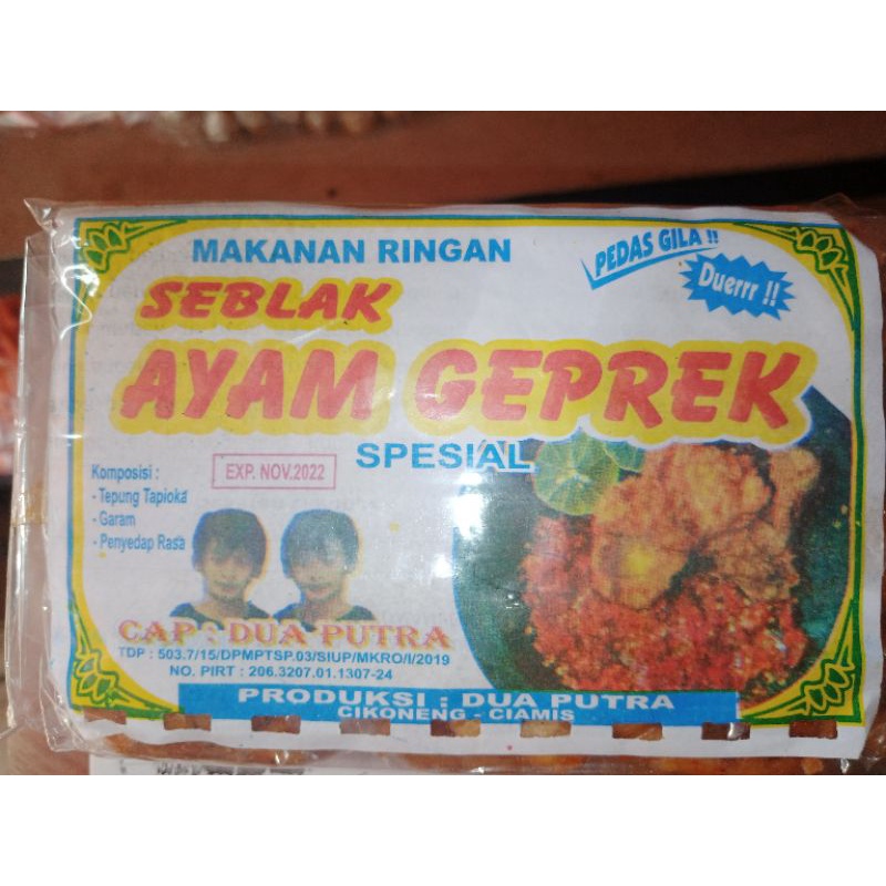 Seblak Ayam geprek isi 20