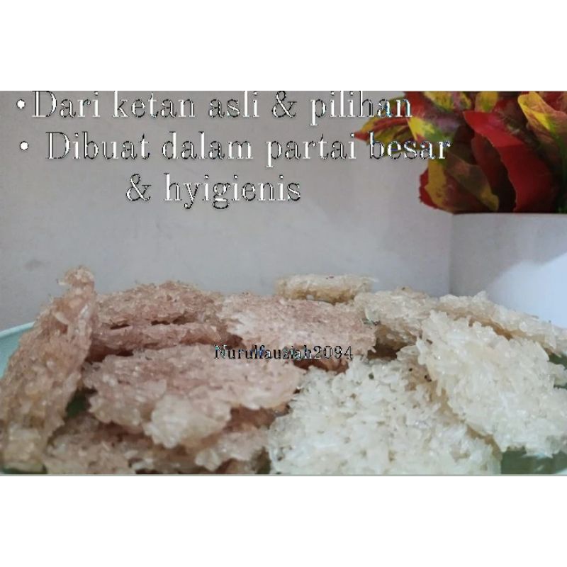 

Rengginang Mini Asli ketan 500 gram