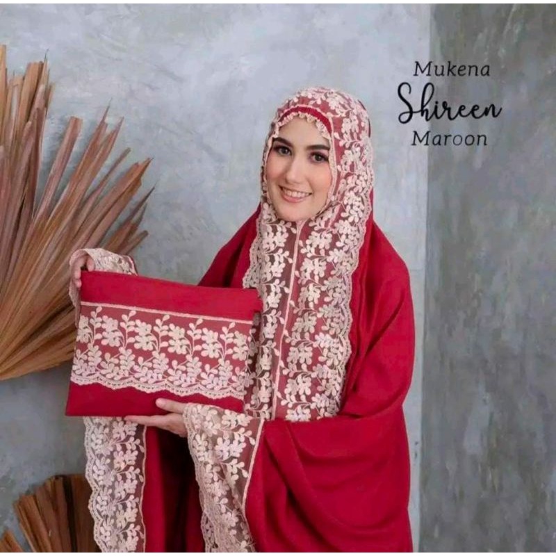 MUKENA DEWASA  SHIREEN RAYON PREMIUM RENDA MEWAH