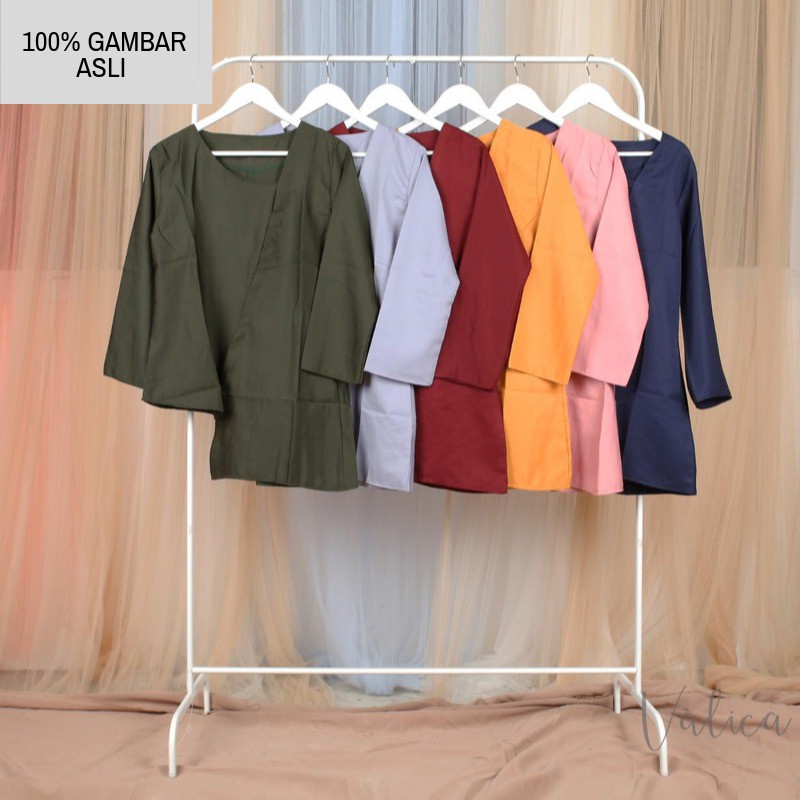 (COD) Daily Things Atasan Muslim Lala Fit XL LD 100cm