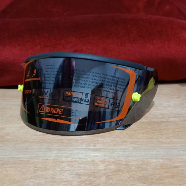 Flat Visor + TOPost dan talang air NHK RX9 GM racepro Kaca helm NHK Rx9