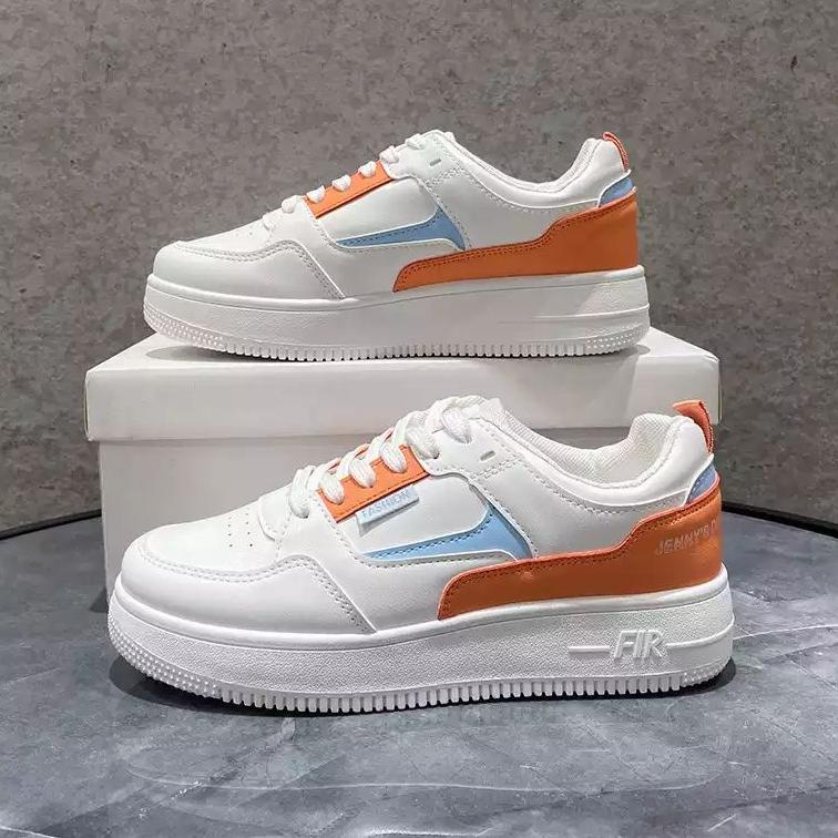 [QoJ ㊑] Sepatu Sneakers 2022 Sepatu Wanita Korea Sepatu Putih SH01 |Bestseller