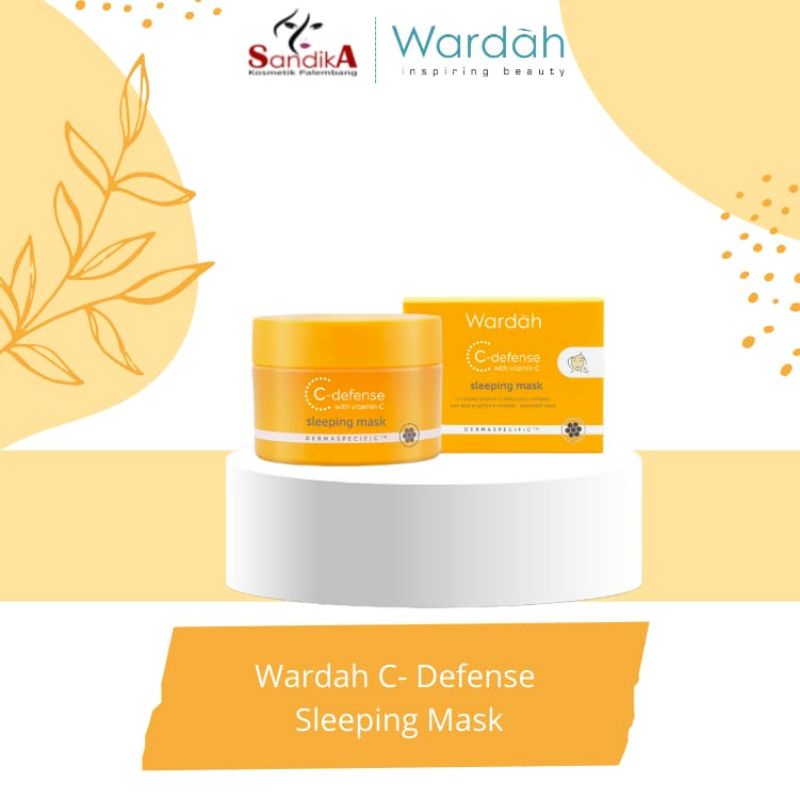 Wardah C Defense Sleeping Mask 30g (100% Original)