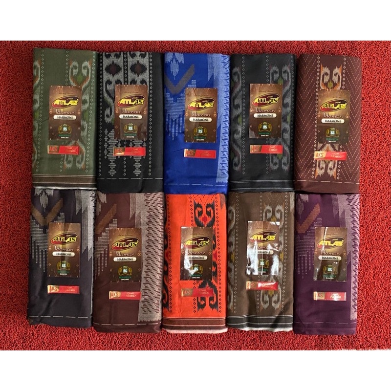 Grosir 10 Pcs Sarung Atlas Idaman Harmoni motif Akasia