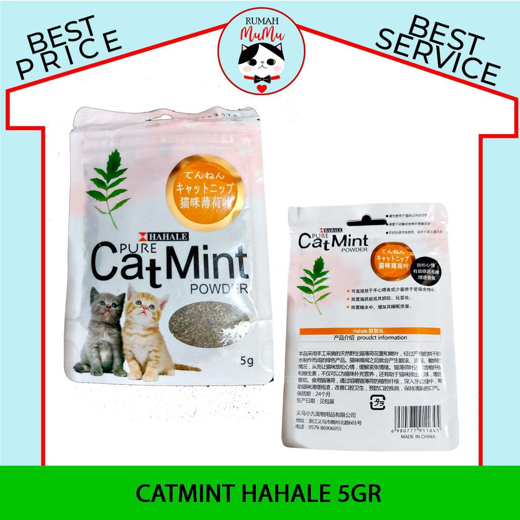 CAT MINT Catnip Untuk Kucing 5gr MERK HAHALE