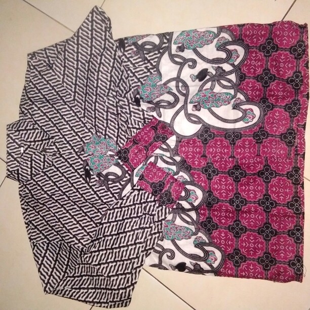 Couple Keluarga Morena Gandes Apsari Batik Tunik Sekar Jagat Seragam Hem Kemeja (bisa Cod)