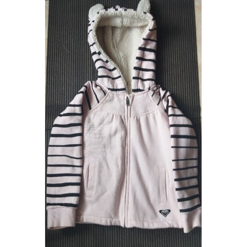Roxy Jaket winter anak topi kelinci usia 4 tahun (PRELOVED)