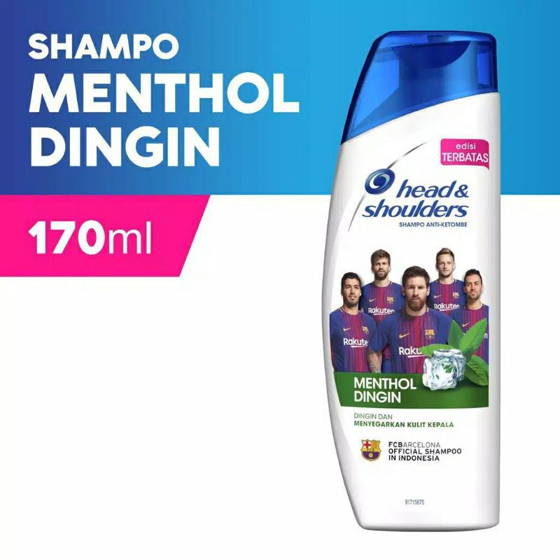 Heda&amp;shoulders shampo menthol 170ml